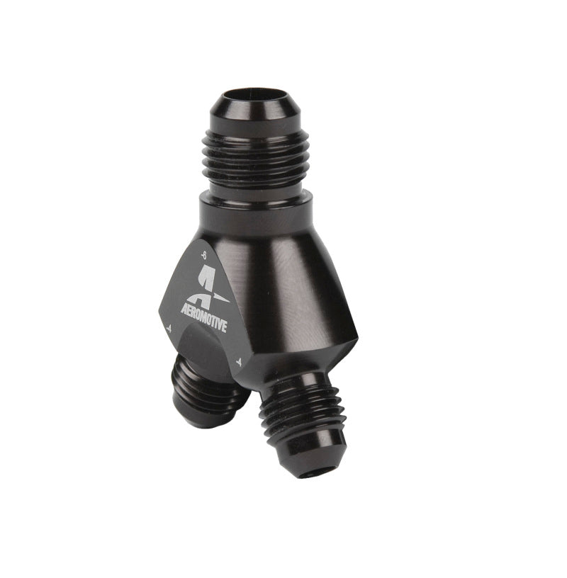 Aeromotive Y-Block, -06 to (2)-04 (view 1)