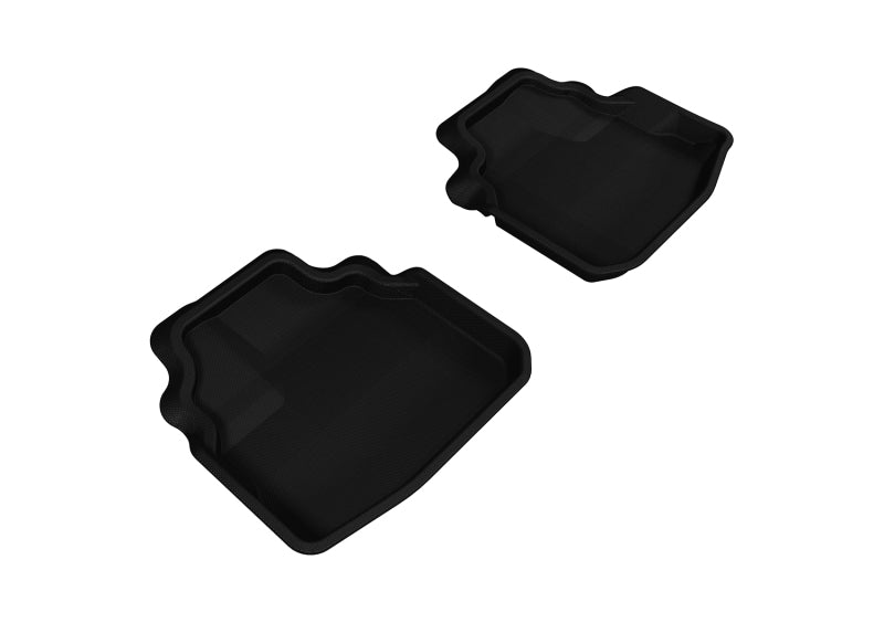 3D MAXpider 2006-2011 Buick Lucerne Kagu 2nd Row Floormats - Black L1BC01721509