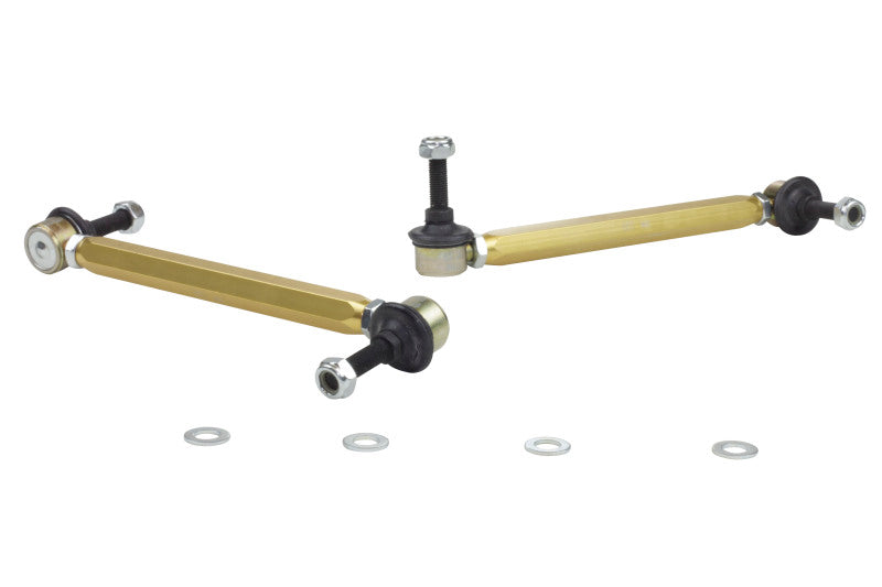 Whiteline Sway Bar Link Kit Heavy Duty Adj Steel Ball Mini Cooper 2001-2010 (view 2)
