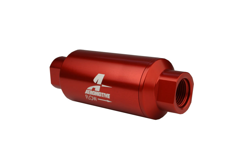 Aeromotive 40 Micron, ORB-10 Red Fuel Filter (view 8)