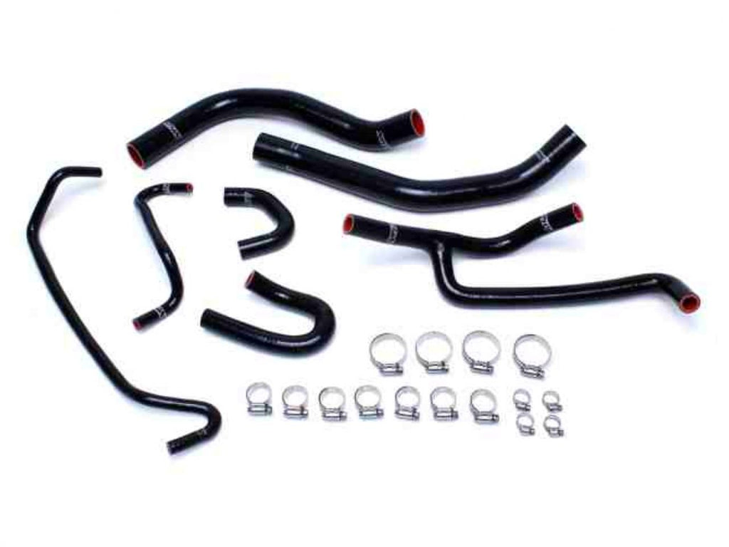 HPS Black Reinforced Silicone Radiator and Heater Hose Kit Coolant Ford 2015-2017 Mustang 3.7L V6 (view 1)