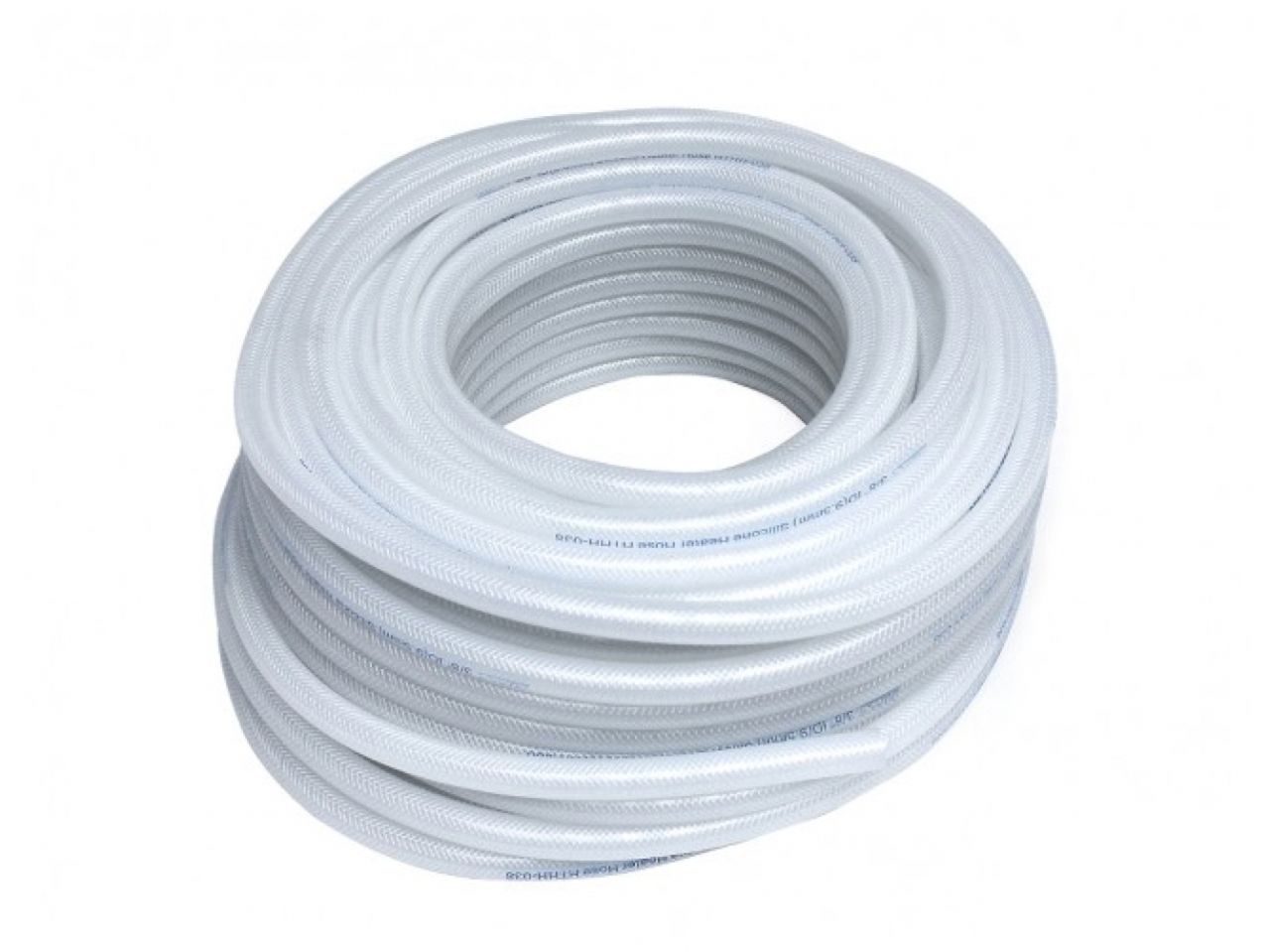 HPS High Temp 5/16" ID (8mm) Reinforced Silicone Heater Hose Clear - (view 1)