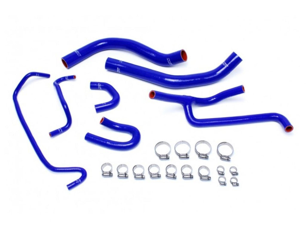 HPS Blue Reinforced Silicone Radiator and Heater Hose Kit Coolant Ford 2015-2017 Mustang 3.7L V6 (view 1)