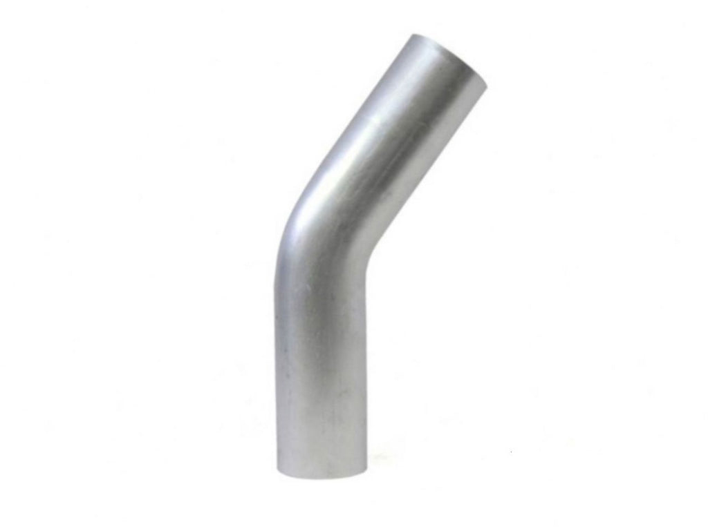 HPS Performance Products HPS 3-1/2" OD 35 Degree Bend 6061 Aluminum Elbow Pipe Tubing 16 Gauge w/ 5-5/8" CLR (view 1)