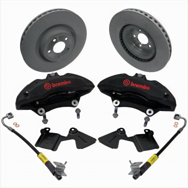 Ford Performance Parts 2015-2016 Mustang Performance Pack 6 Piston Front Brake Up (view 1)