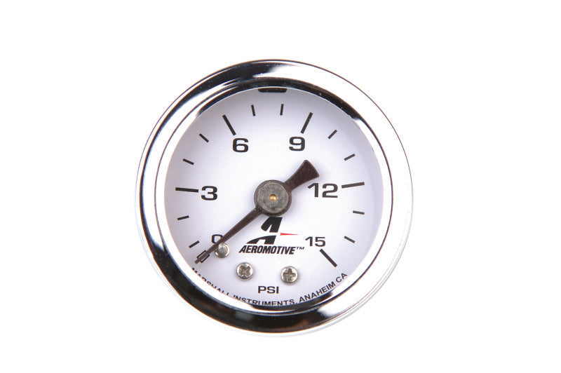 Aeromotive 0-15 psi Fuel Pressure Gauge (view 2)