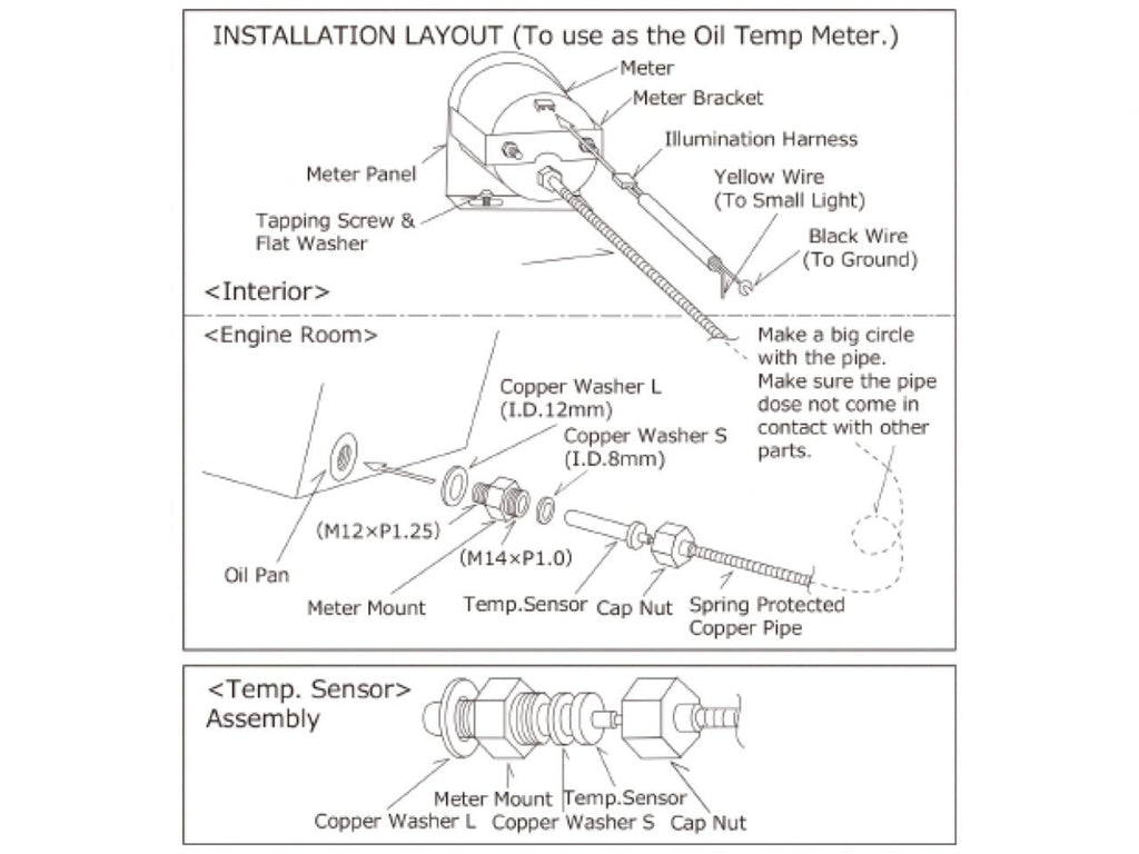 HKS 60mm DB Meter Temperature (view 1)