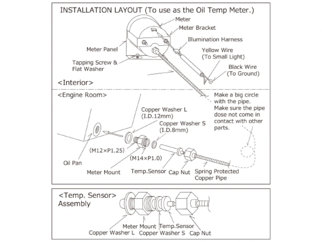 HKS 60mm DB Meter Temperature (view 1)