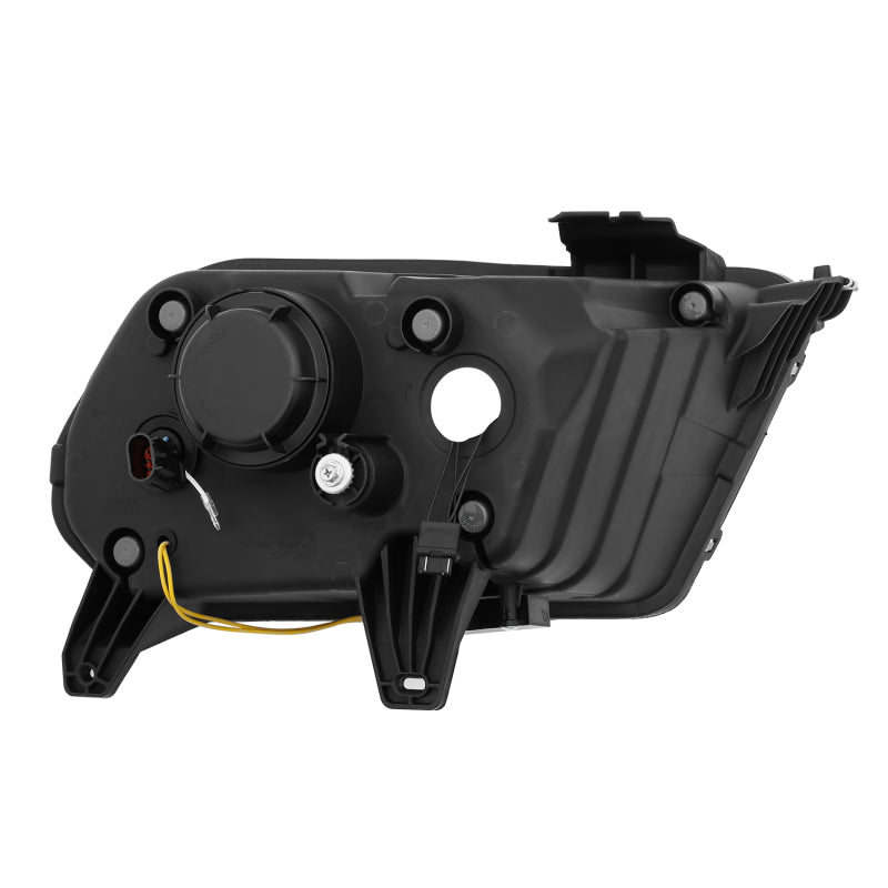 AlphaRex 10-12 Ford Mustang PRO-Series Projector Headlights Plank Style Jet Black w/Top/Bottom DRL 880110 *Discontinued