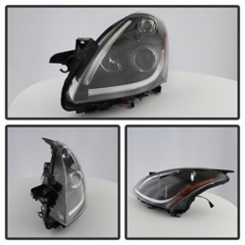 Spyder Nissan Altima 4Dr 10-12 Projector Headlights Light DRL LED Halo Blk PRO-YD-NA104D-LTDRL-BK 5076830