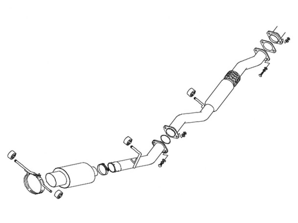 HKS Racing Muffler Impreza GDA, GDF (view 2)
