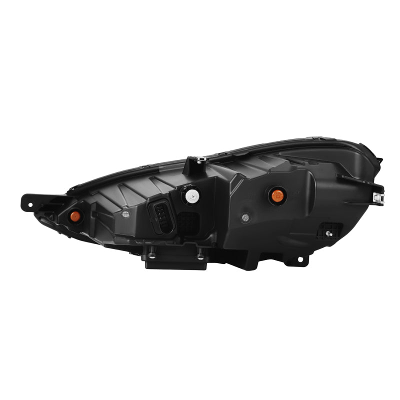 AlphaRex 12-21 Tesla Model S NOVA-Series LED Proj Headlights Blk w/Activtn Light & Seq.Sig / SB DRL 880877 *Discontinued