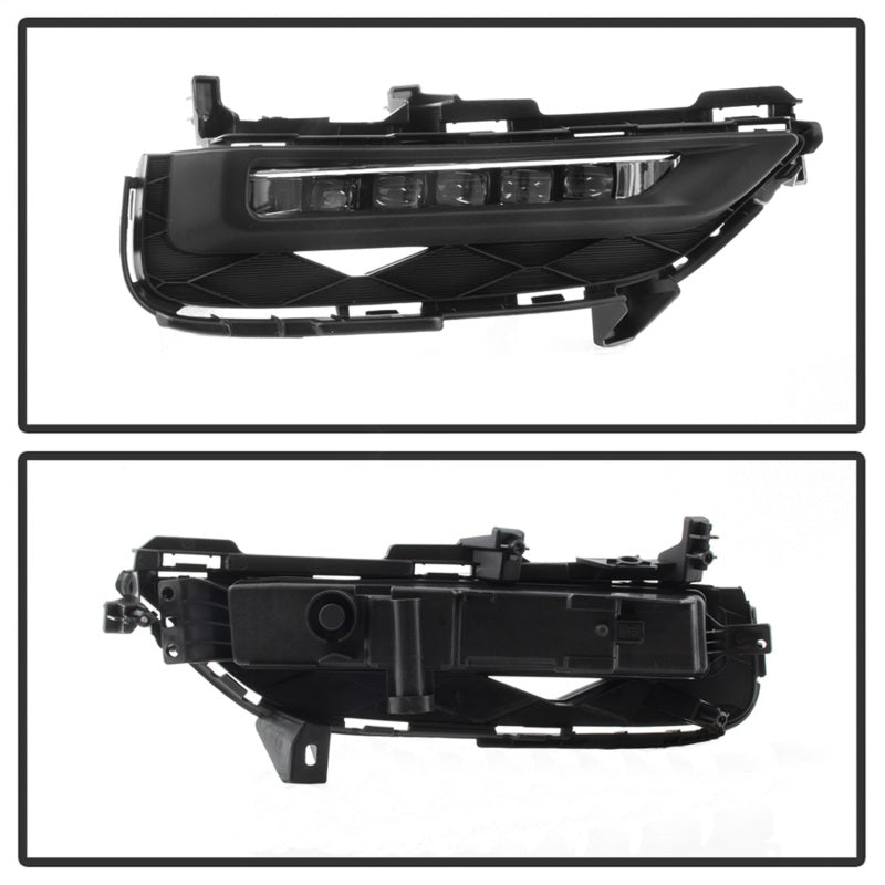 Spyder Honda Accord Coupe 2016-2017 OEM LED Fog Lights W/Switch- Clear FL-HA2016-2D-LED-C 5083043