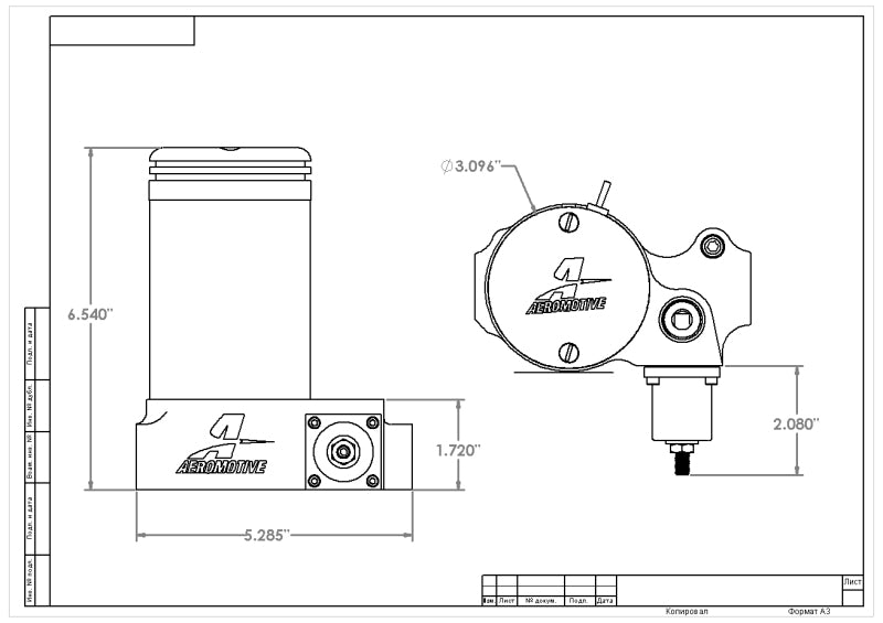 Aeromotive A2000 Carbureted Fuel Pump (view 15)
