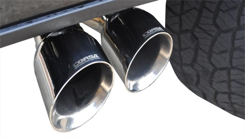 Corsa Performance 2015 Ford F-150 3.5L Ecoboost (Super Crew Cab) Polished Sport Single (view 2)