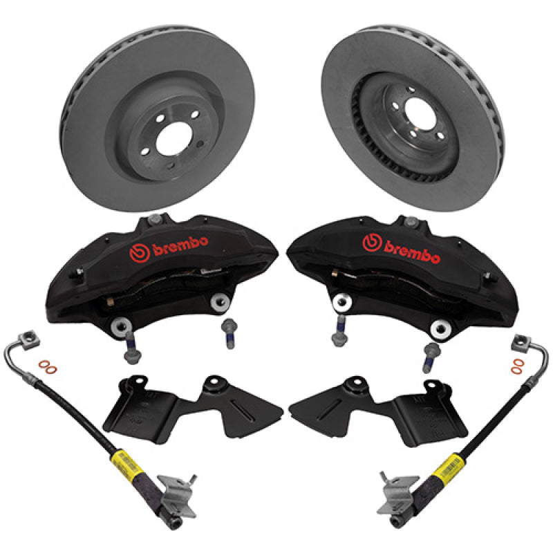 Ford Performance Parts 2015-2016 Mustang Performance Pack 6 Piston Front Brake Up (view 3)