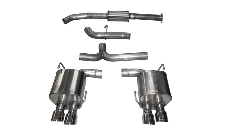 Corsa Performance Catback Exhaust System W/ Polished Tips Subaru WRX STI 2015+ (view 1)