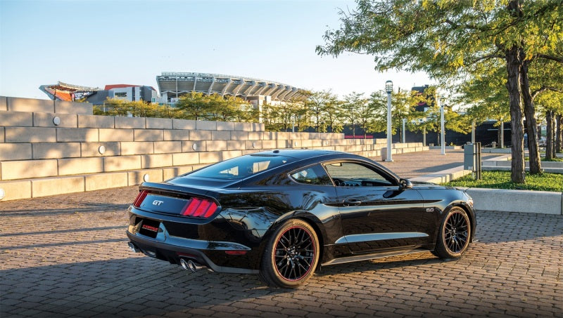 Corsa Performance 15-16 Ford Mustang GT 5.0 3in Cat Back Exhaust Polish Quad Tips (view 3)