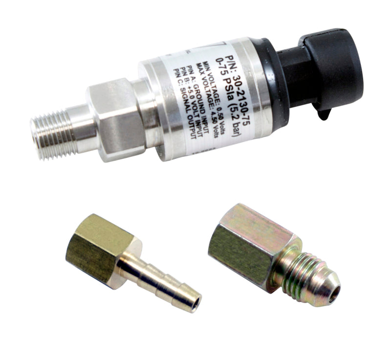 AEM Electronics 5 Bar or 75 PSIa Stainless Sensor Kit (view 1)