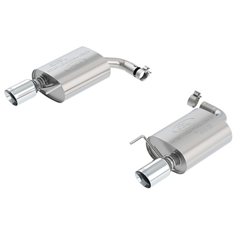 Ford Racing 15-23 Mustang 2.3L Ecoboost Touring Muffler Kit - Chrome Tips M-5230-M4TCA