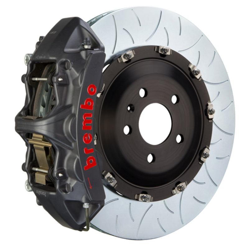 Brembo 24+ BMW M30i/530i XDrive Fr GT-S BBK 6 Piston Cast 380x34 2pc Rotor Slotted Type-3 - Black HA 1N3.9092AS