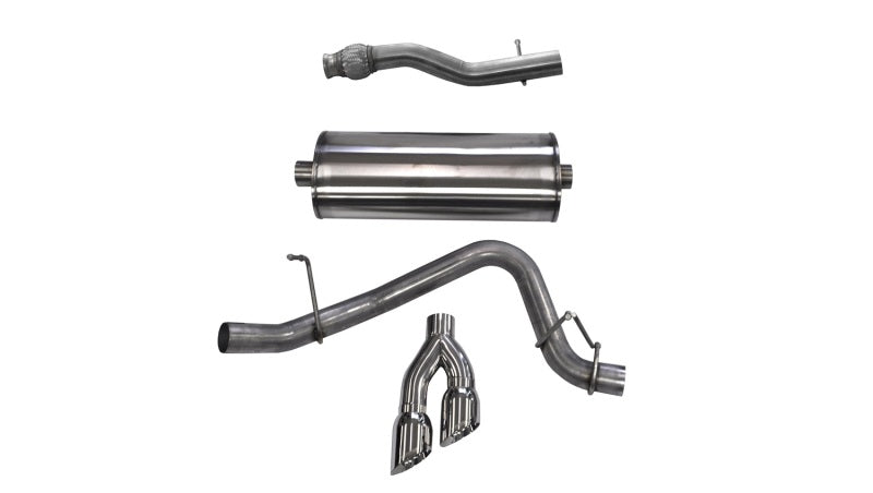 Corsa Performance 2015 GMC Yukon XL 1500 5.3L V8 3in Cat-Back Single Side Exit Twin 4in (view 1)
