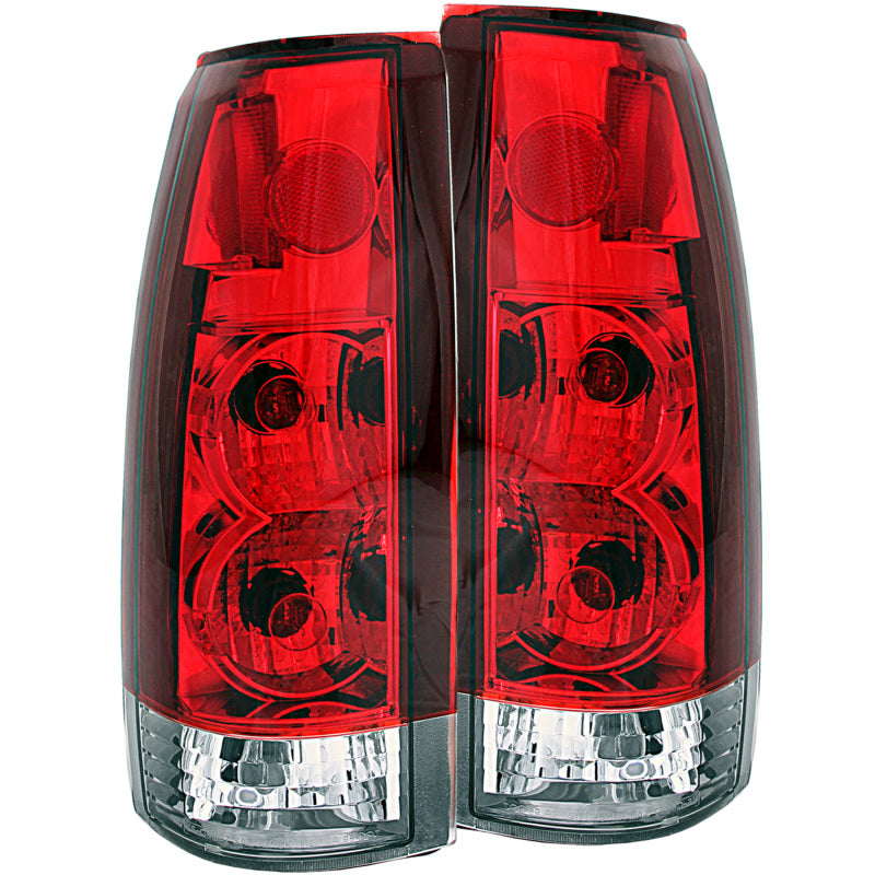 Anzo 1999-2000 Cadillac Escalade Taillights Red/Clear - New Gen (view 1)