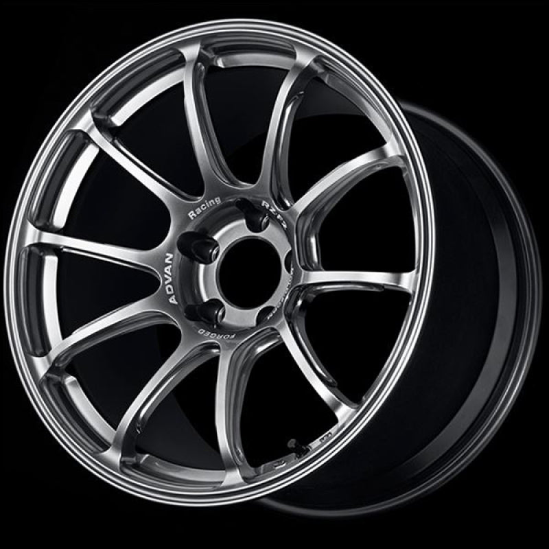 Advan RZ-F2 18x8.5 +44 5-114.3 Hyper Platinum Black YA28H44EHPB