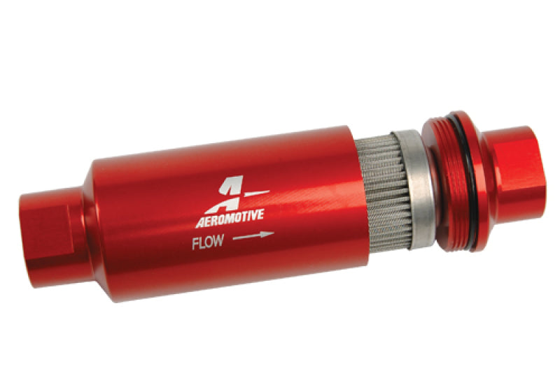 Aeromotive 40 Micron, ORB-10 Red Fuel Filter (view 17)
