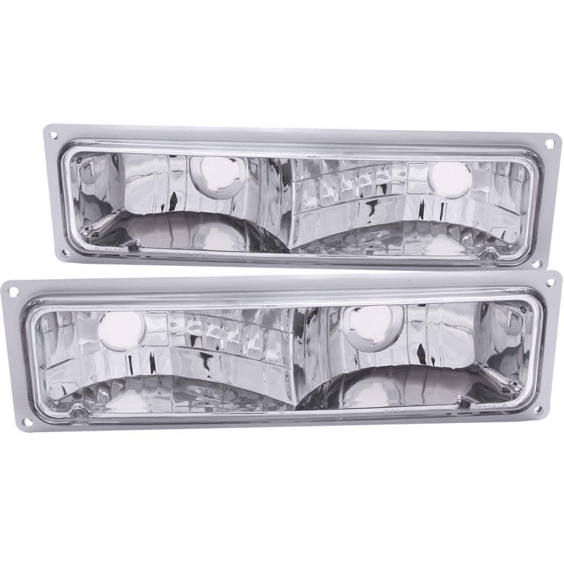 Anzo 1988-1998 Chevrolet C1500 Euro Parking Lights Chrome (view 1)