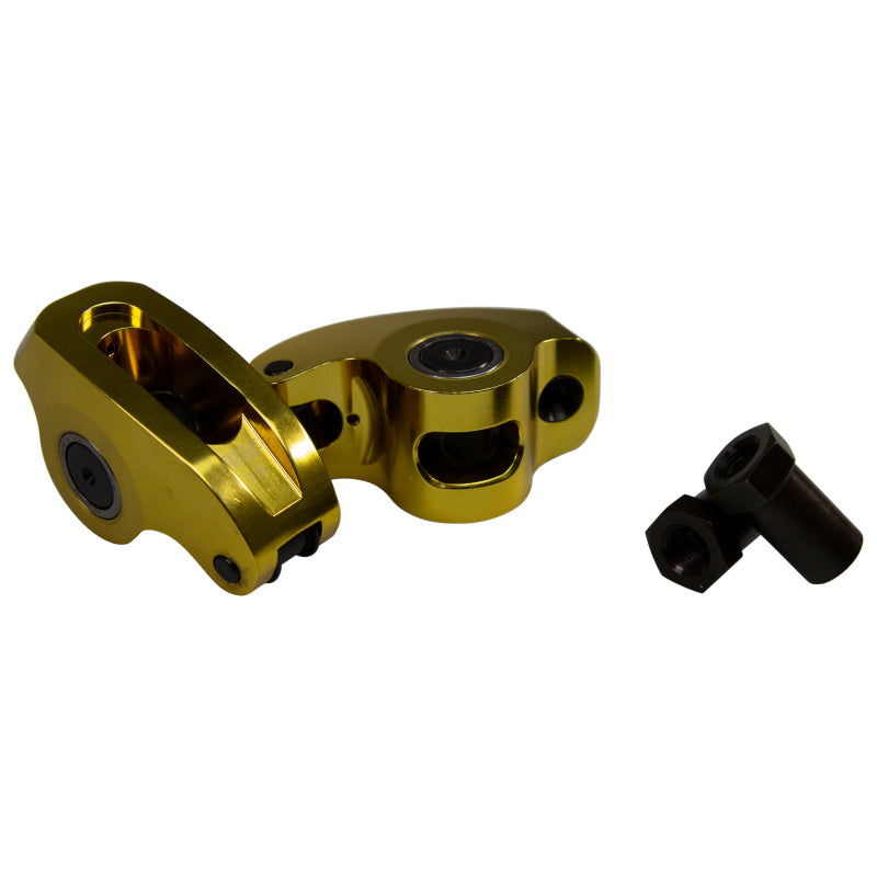 Comp Cams Rocker Arm, Ultra Gold, Full Roller, 1.5 Ratio, Aluminum, Narrow Body (view 1)