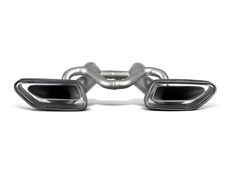 Akrapovic 14-17 McLaren 650S/650S Spyder Slip-On Line (Titanium) w/ Carbon Tips S-MC/TI/2