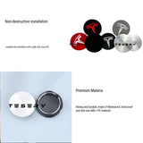 4 Pcs Hub Caps Covers Car for Tesla Model 3/Y/S/X (Diameter 56MM) (view 3)