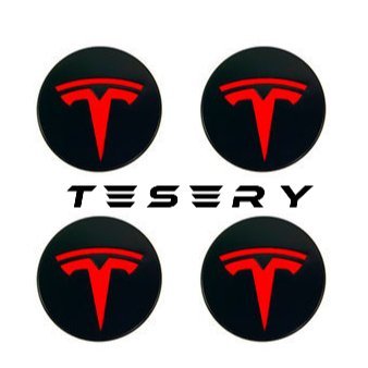 4 Pcs Hub Caps Covers Car for Tesla Model 3/Y/S/X (Diameter 56MM) (view 4)