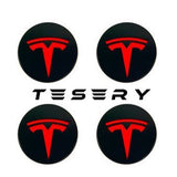 4 Pcs Hub Caps Covers Car for Tesla Model 3/Y/S/X (Diameter 56MM) (view 4)