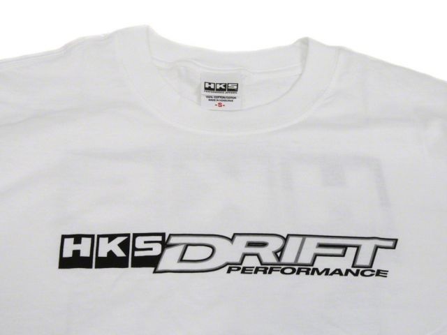 HKS Small Drift Performance White Turbee T-Shirt (view 4)