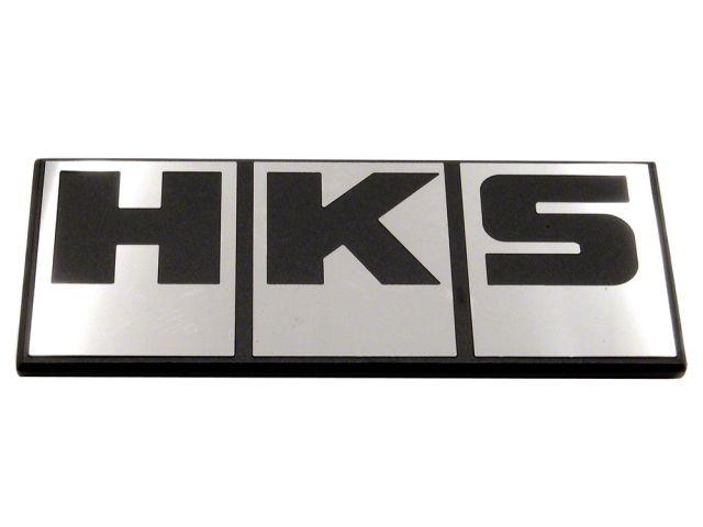 HKS Silver Block Logo Emblem (view 1)
