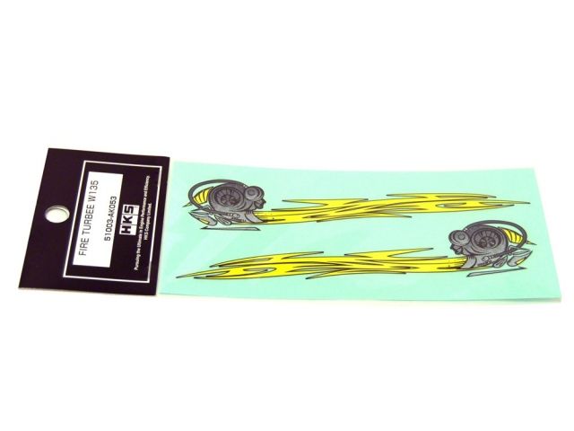 HKS Fire Turbee Decal (view 3)