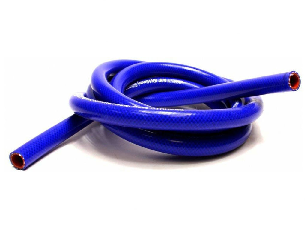 HPS 5/16" ID Blue High Temp Reinforced Silicone Heater Hose Tubing, 8mm ID (view 1)