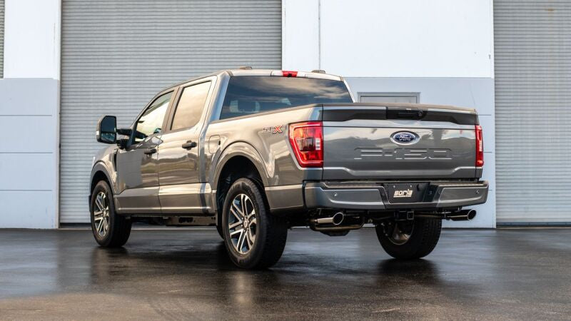 Borla F-150 2021 5.0L 4dr CC SB EC STB Lariat/KR/Platinum/LTD 3/2.25 SRE Cat-Back Touring CHR Tips 140865