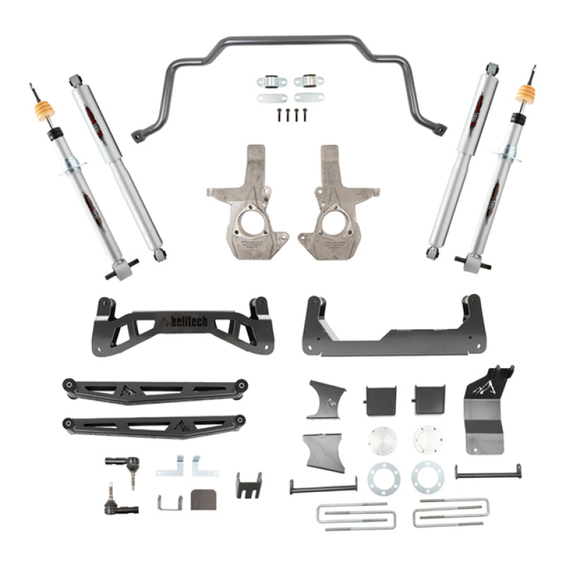 Belltech 07-16 Chevrolet Silverado / GMC Sierra 1500 4WD 7-9in Suspension Lift Kit w/ Shocks 150201TPS