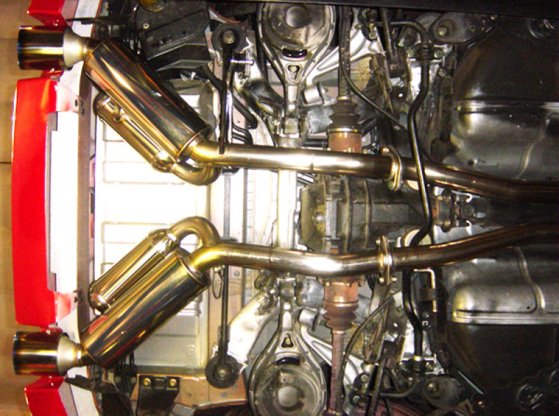 HKS Full Dual Hi-Power Titanium Tip Catback Exhaust (view 2)