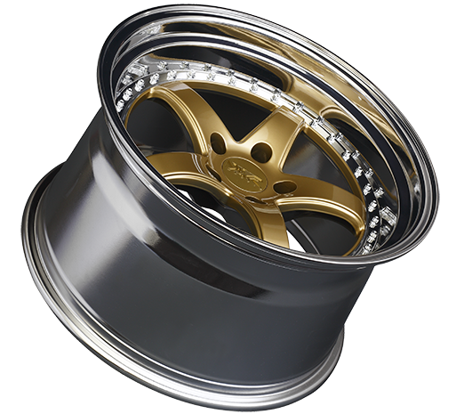 XXR 565 Wheel Hyper Gold / Platinum Lip 18x10.5 +20 5x4.5