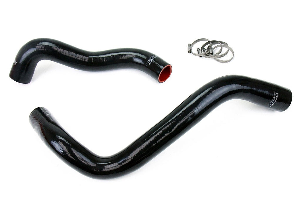 HPS Black Reinforced Silicone Radiator Hose Kit Coolant Ford 99-01 F550 Superduty w/ 7.3L Diesel Single Alternator (view 2)