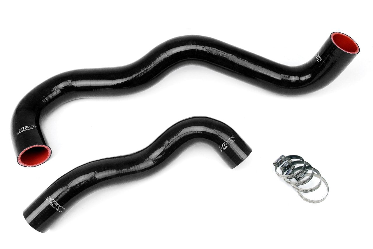 HPS Black Reinforced Silicone Radiator Hose Kit Coolant Ford 03-07 F350 Superduty 6.0L Diesel w/ Twin Beam Suspension (view 2)