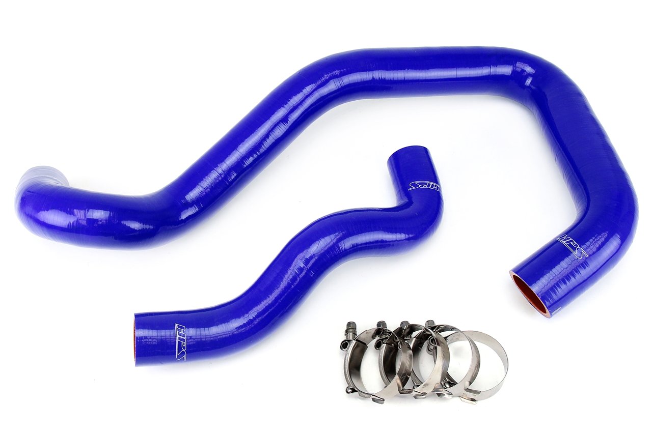 HPS Blue Reinforced Silicone Radiator Hose Kit Coolant Ford 03-07 F250 Superduty 6.0L Diesel w/ Mono Beam Suspension (view 2)
