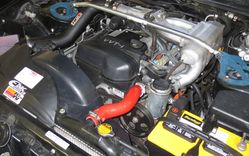 HPS Performance Products HPS Red Reinforced Silicone Radiator Hose Kit Coolant Lexus 92-99 SC300 Non Turbo 2JZGE 3.0L I6 (view 2)