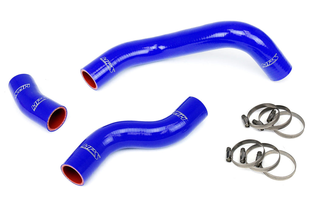 HPS Performance Products HPS Blue Reinforced Silicone Radiator Hose Kit Coolant Scion 13-16 FRS (view 1)