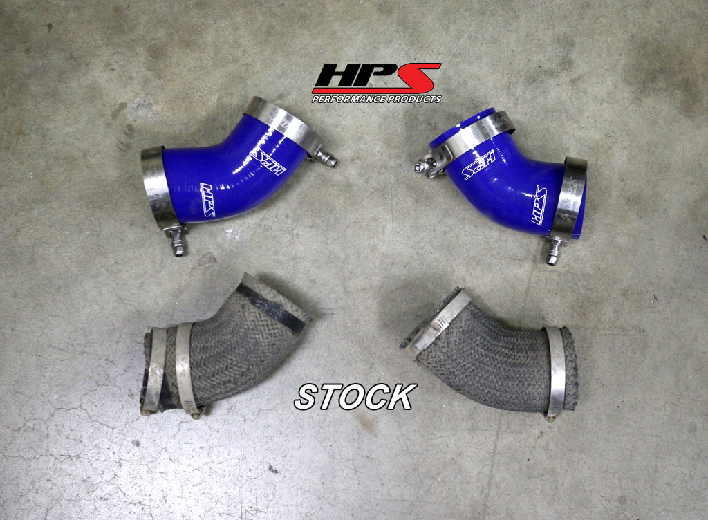HPS Performance Products HPS Blue Reinforced Silicone Intercooler Hose Kit Mitsubishi 03-07 Lancer EVO 8 9 MR US-Spec (view 4)