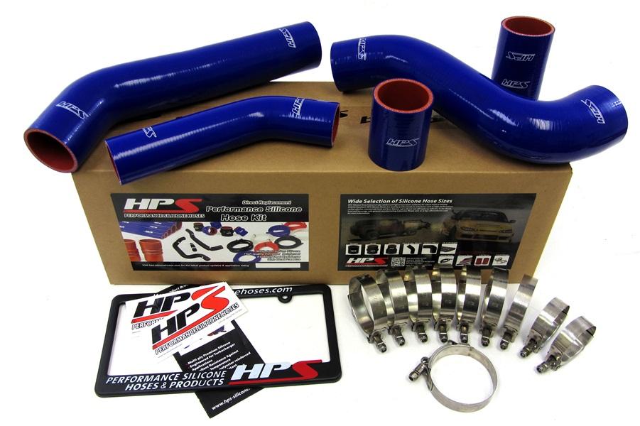 HPS Blue Reinforced Silicone Intercooler Hose Kit Mitsubishi Lancer EVO 10 X US-Spec (view 2)
